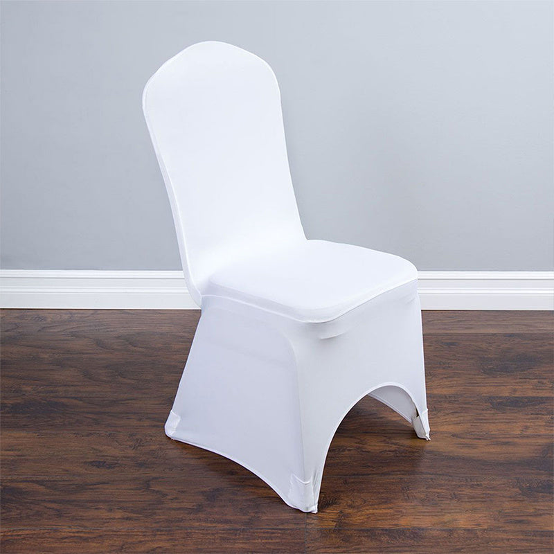 Black Stretch Spandex Banquet Folding Chair Cover - Lofaris