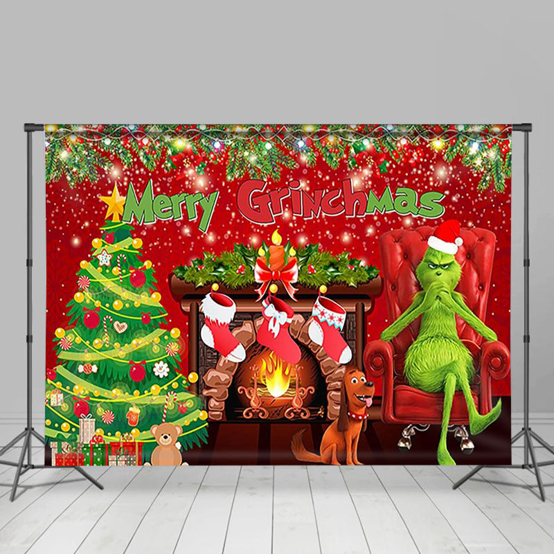 Personalized Face & Name Xmas Grinch Boy Beach Towel - Towels Baby