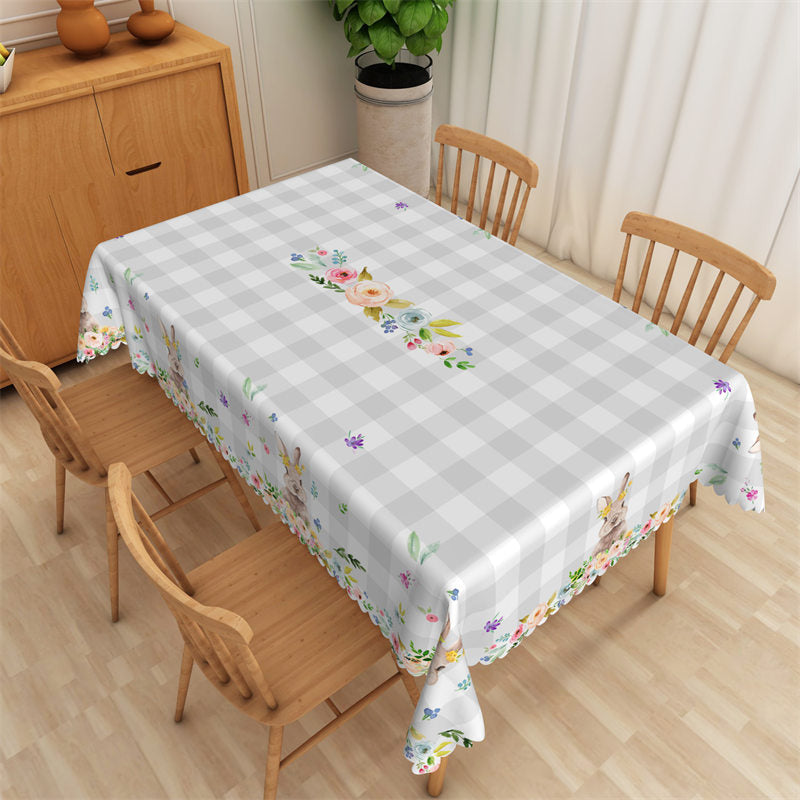 Spring Plaid Tablecloth