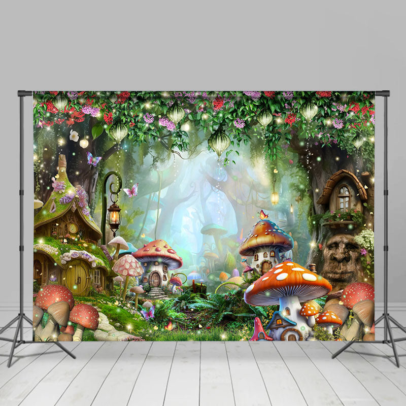 Enchanted Forest Round Backdrop | Baby Shower Backdrop Girls Fairy Tale  Photography Backdrop - Designed, Printed and Shipped