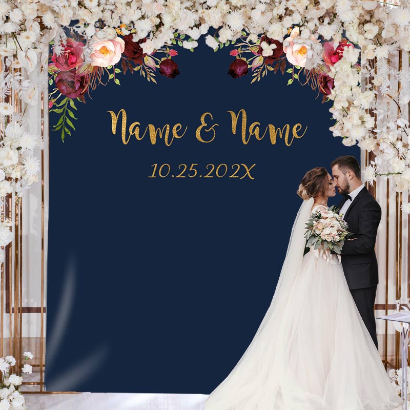 Custom Backdrop Stand For Wedding And Other Events - Mak Floral Design  Design