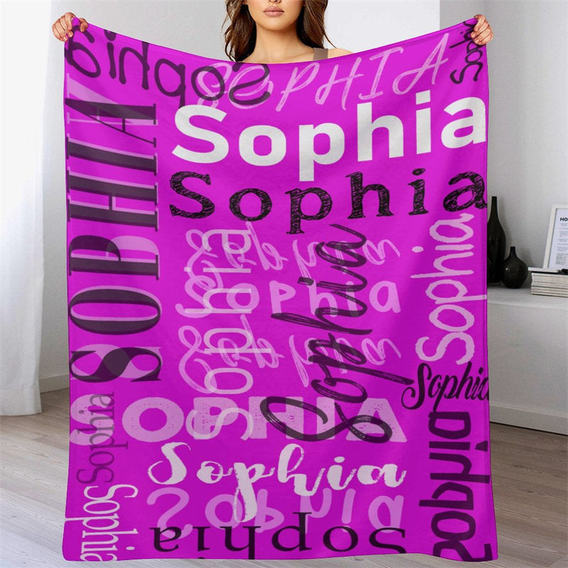 Magenta best sale throw blanket