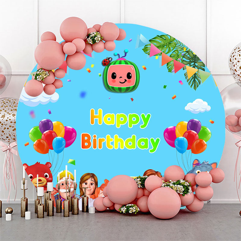 Happy Birthday LED Neon Sign Reusable Party Decoration Backdrop
