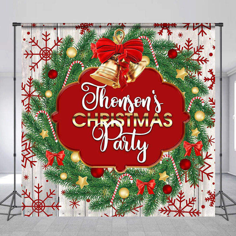 Custom Monogrammed Snowflake Christmas Holiday White Hand Towel