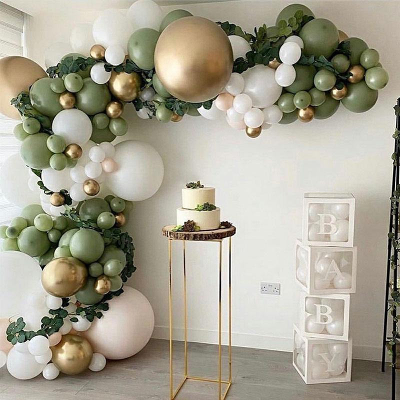 Green and Gold Party Decorations 