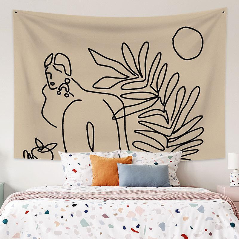 Simple discount wall tapestry