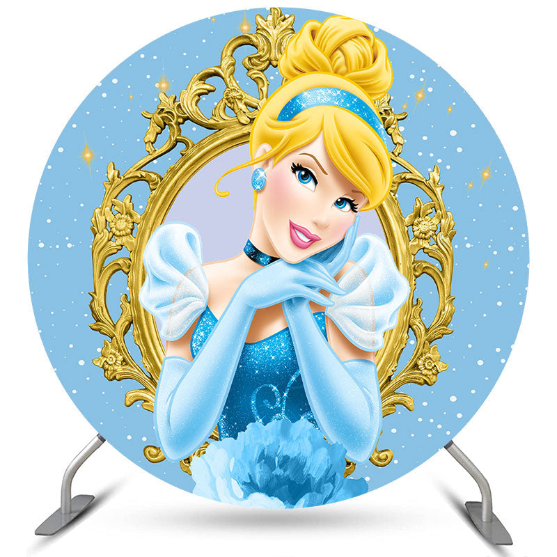 Simple & Modern Disney Princess Birthday Thank You Square Sticker