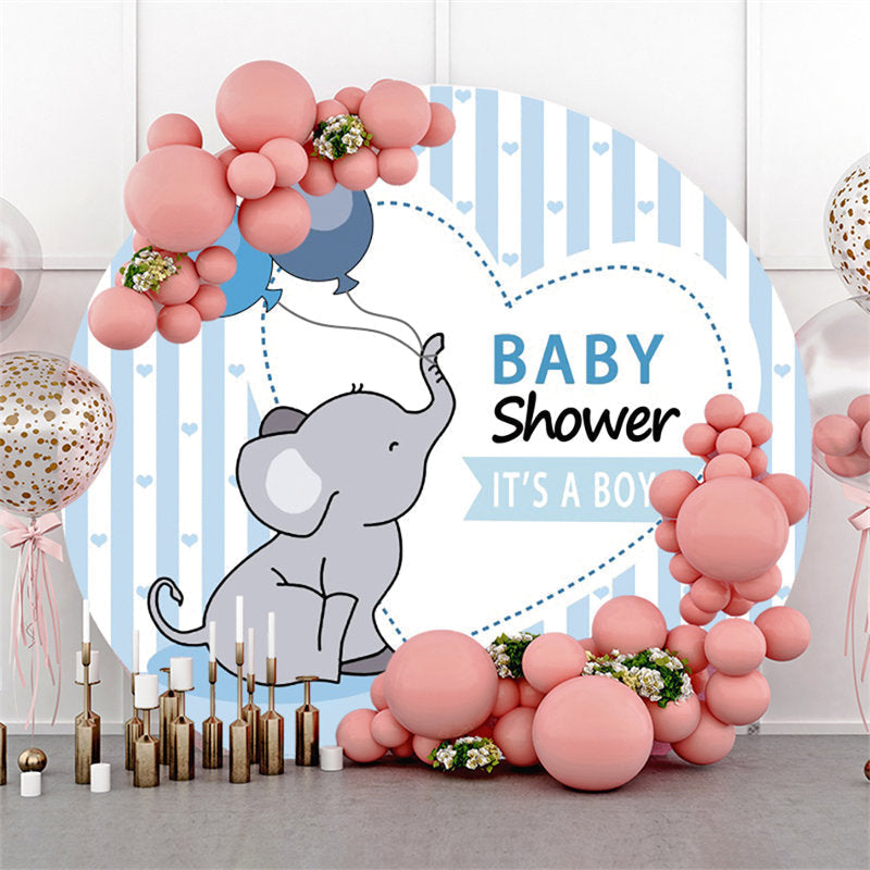 Elephant Baby Shower Decorations for Girl,Balloon Arch Garland Kit Pink and  Gray Backdrop Banner Balloon Boxes for It’s a Girl Baby Shower,Baby Girl