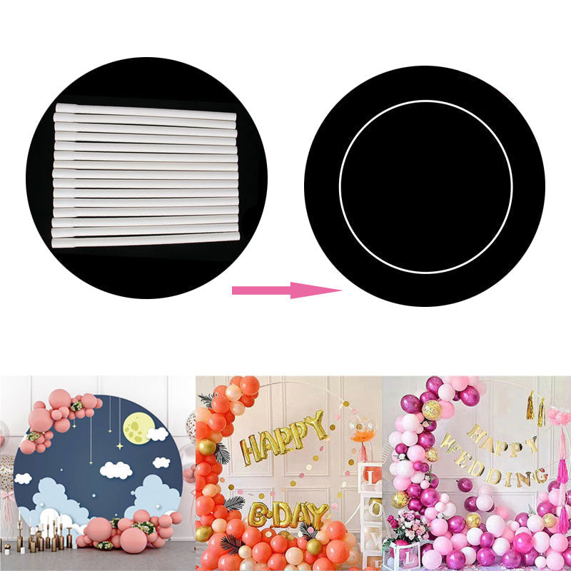 Lofaris Magic Clips to Attach Balloons or Decor to the Circle Backdrop