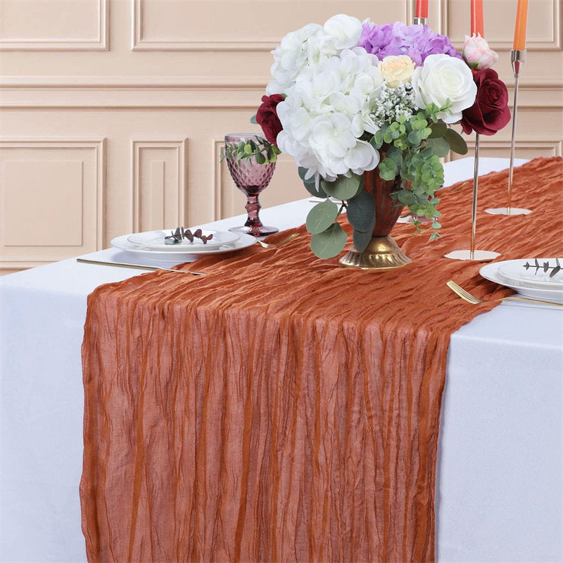 10 Pcs Nordic style Ruffled Party Yarn Table Runner - Lofaris