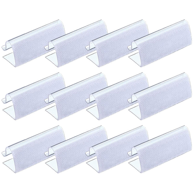 Lofaris 12 Pcs Adjustable Large Plastic Table Skirt Clips