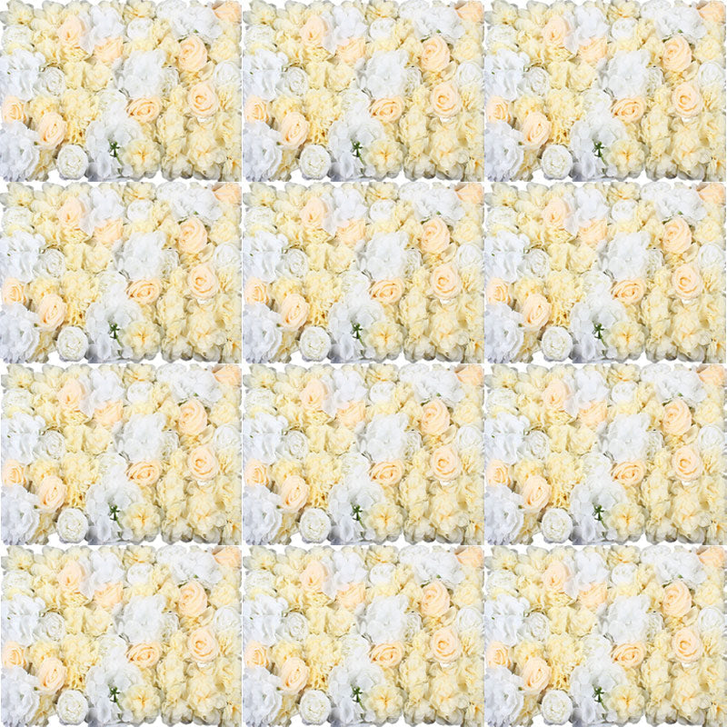 Lofaris 12 Pcs Artificial Hydrangea Flower Wall Party Panel