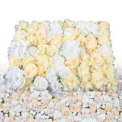 Lofaris 12 Pcs Artificial Hydrangea Flower Wall Party Panel