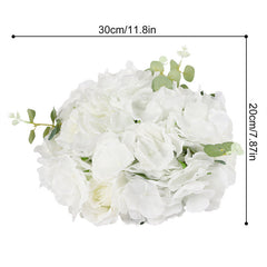 Lofaris 12 Pcs White Artificial Flowers Ball Decor For Wedding