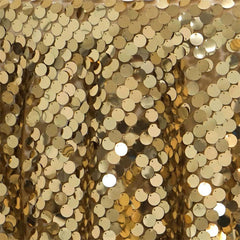 Lofaris 120 Inch Premium Seamless Big Payette Sequin Tablecloth