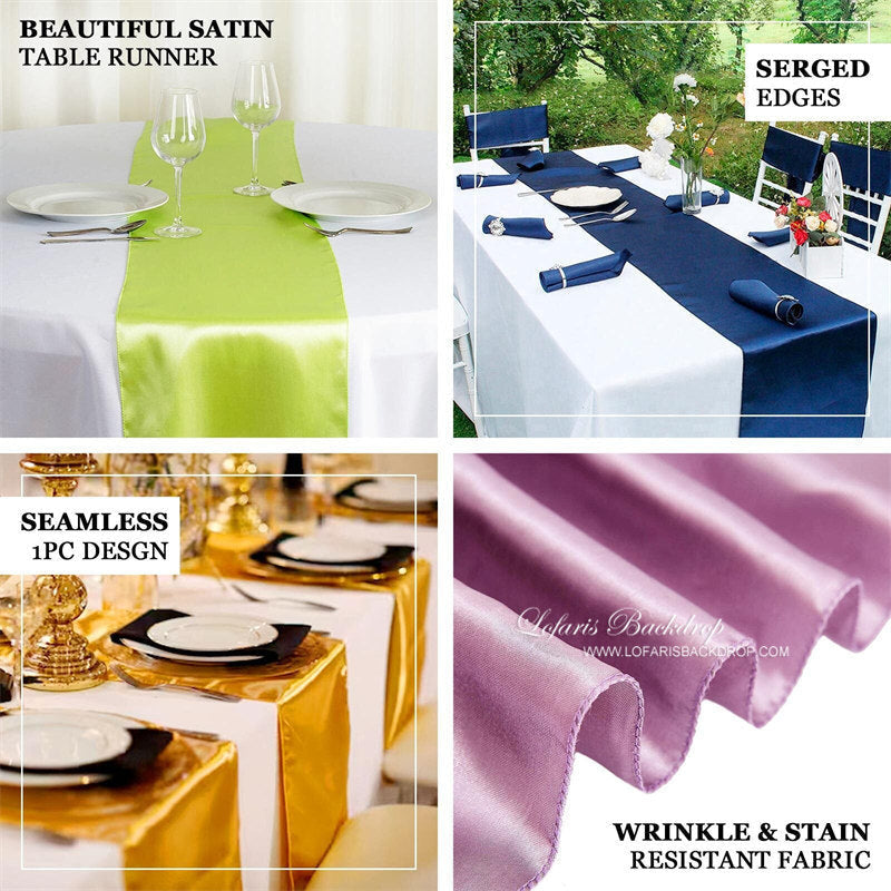 Satin Square Napkins, Stain Resistant Wrinkle Free Soft Napkins Suitable  For Romantic Weddings, Parties, Dinners Decoration