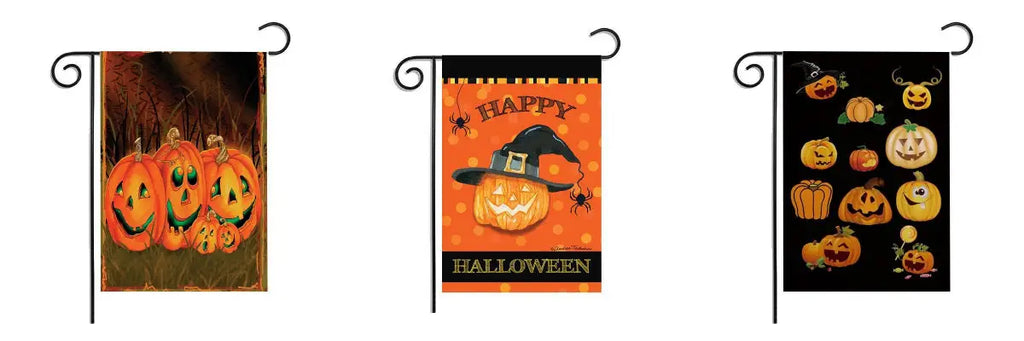 Pumpkin Halloween Garden Flags - Lofaris