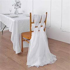 Lofaris 20X78 Inch Premium Chiffon Wedding Chair Sashes