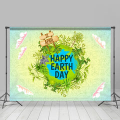 Lofaris 22 April Green Lush Plants Happy Earth Day Backdrop