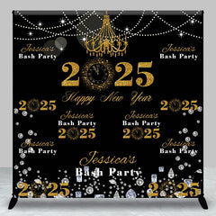 Customized Name 2025 Repeat Happy New Year Backdrop