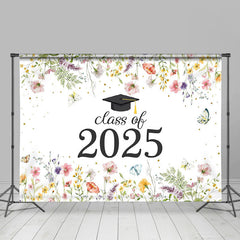 Lofaris Class Of 2024 Spring Bloosom Flower Graduation Backdrop