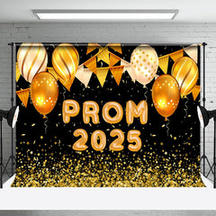 Lofaris Prom 2023 Gold Baooons Warm Light Flag Grad Backdrop