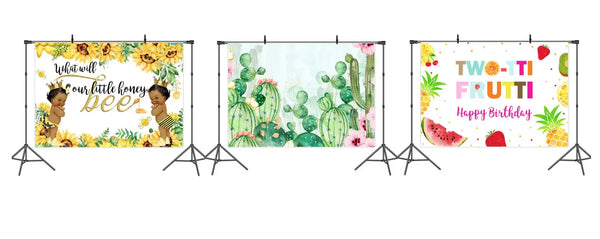 summer-themed backdrops