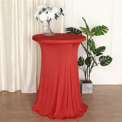 Lofaris 32X43 Inch Round Spandex Cocktail Table Cover