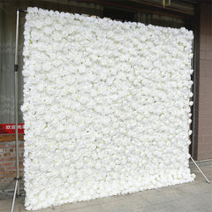 Lofaris 3D Solid White Flower Birthday Party Backdrop Decor