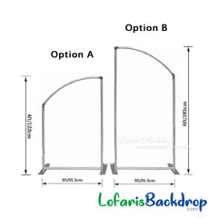 Lofaris 3x6FT Chiara Arch Frame Metal Stand for Party