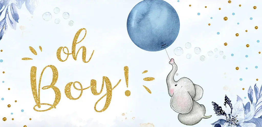 Couple of cute elephant baby shower decoration ideas