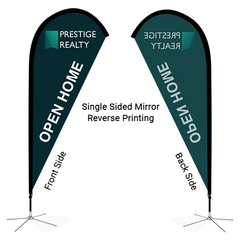 Single-Sided vs. Double-Sided Flag Printing