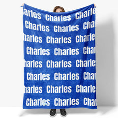 Personalized Super Soft Name Family Blanket