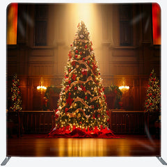 Lofaris Dark Room Light Christmas Tension Fabric Backdrop