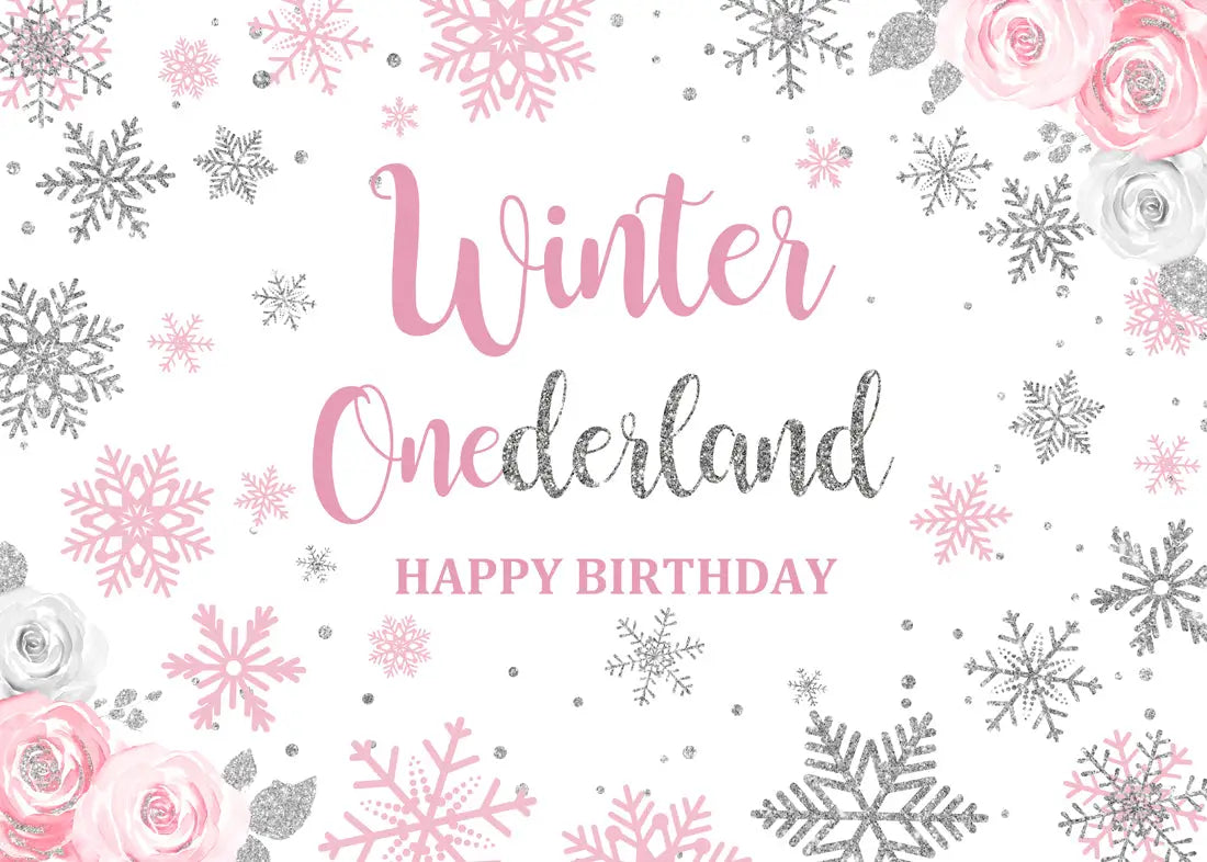 WINTER ONEDERLAND FIRST BIRTHDAY PARTY