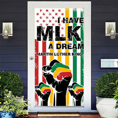 Lofaris I Have A Dream Retro Usa Flag Mlk Day Door Cover