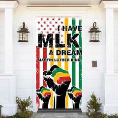 Lofaris I Have A Dream Retro Usa Flag Mlk Day Door Cover