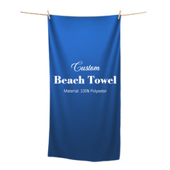 Lofaris Custom Soft Beach Towel with Your Photo Text