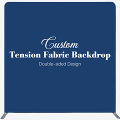 Custom Double-sided Photo Square Tension Backdrop