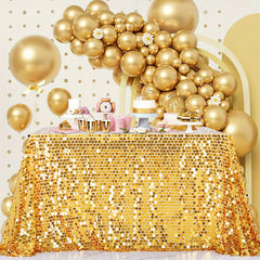 Seamless Big Payette Sequin Rectangle Tablecloth