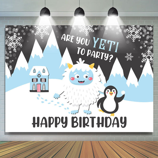 Are You Yeti For Christmas Holiday Card