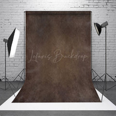 Lofaris Abstract Brown Wall Old Master Photo Booth Backdrop