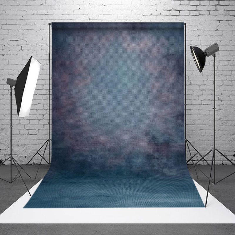 Lofaris Abstract Gradient Dark Blue Fine Art Backdrop For Photo