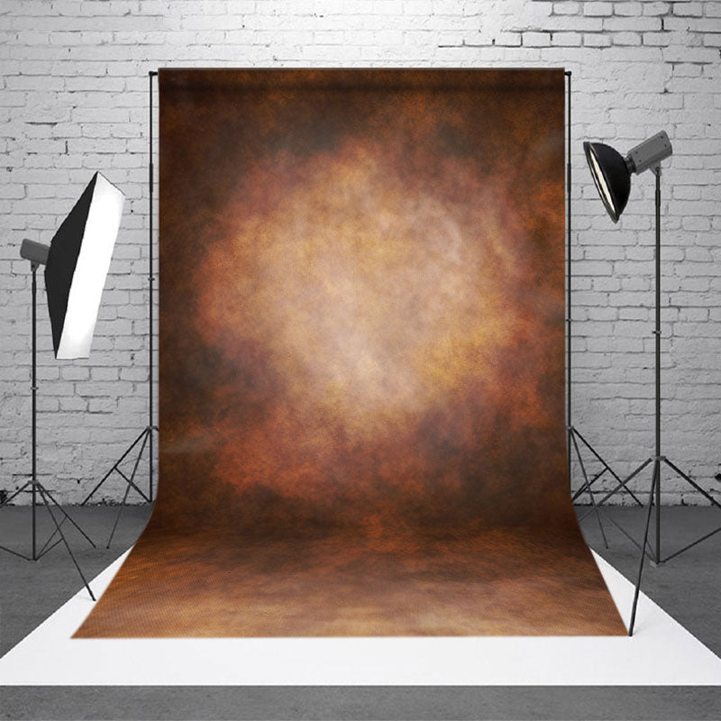 Lofaris Abstract Orange Old Copper Texture Photo Backdrop