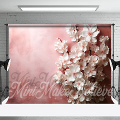 Lofaris Abstract Painted Wall Pink Blossom Fine Art Backdrop