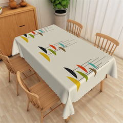 Lofaris Abstract Pattern Modern Art Rectangle Tablecloth