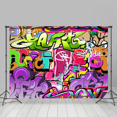 Lofaris Alphabet Graffiti Tangled Backdrop For Photoshoot