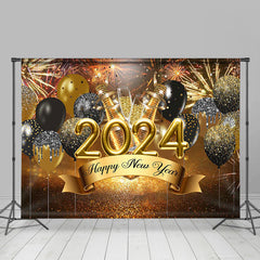 Lofaris Amazing Sparks With Balloon Celebration New Year Backdrop