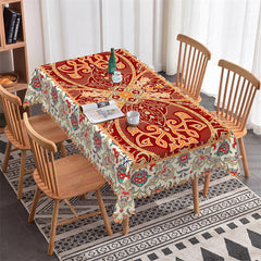 Lofaris Ancient Mysterious Totem Rectangle Tablecloth