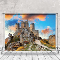 Lofaris Ancient Rocca Calascio Castle Ruins Photo Backdrop